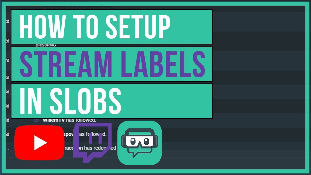 OBS - How To Setup Stream Labels (Last Donation, Sub and More) - YouTube