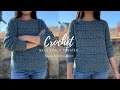 Crochet Bead Stitch Sweater Pattern/ Learn to Crochet a Simple Sweater