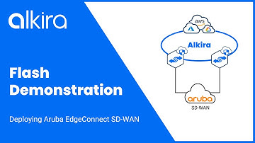 Alkira Flash Demo: Deploying Aruba EdgeConnect SD-WAN