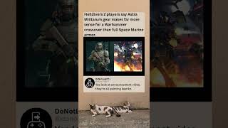 Helldivers 2 Players Say Astra Militarum Fits Better Than Space Marines #helldivers2