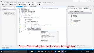 Famous Read Write Data in Registry C Sharp .net Wealth