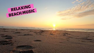 RELAXING SUNSET BEACH VIDEO | With Relaxing Beach Music