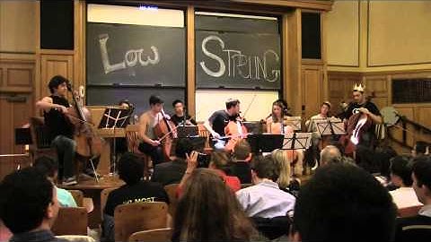 Low Strung Cellos play "Back To Black" ft. JS Bach (w/ 12 cellos)