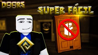 Abri 100 PORTAS Sem USAR ARMÁRIOS no SUPER EASY MODE! - DOORS 👁️