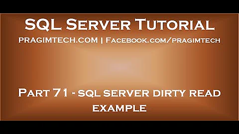 sql server dirty read example