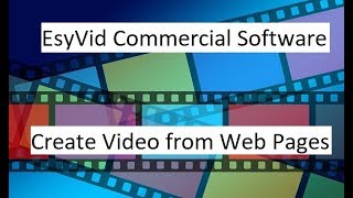 EsyVid Commercial Software - Create Video from Web Pages screenshot 1
