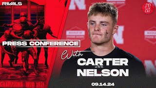 Nebraska Football: Carter Nelson on first TD as Husker, beating Northern Iowa (Sept. 14, 2024)