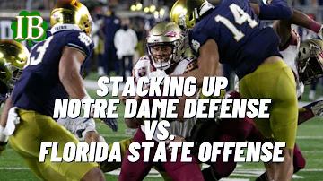 Stacking Up The Notre Dame Defense vs. Florida State Offense
