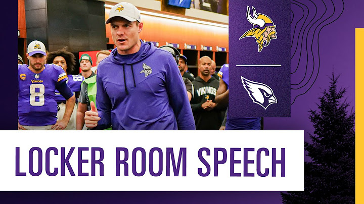 Kevin O’Connell’s Locker Room Speech After the Minnesota Vikings Win Over the Arizona Cardinals