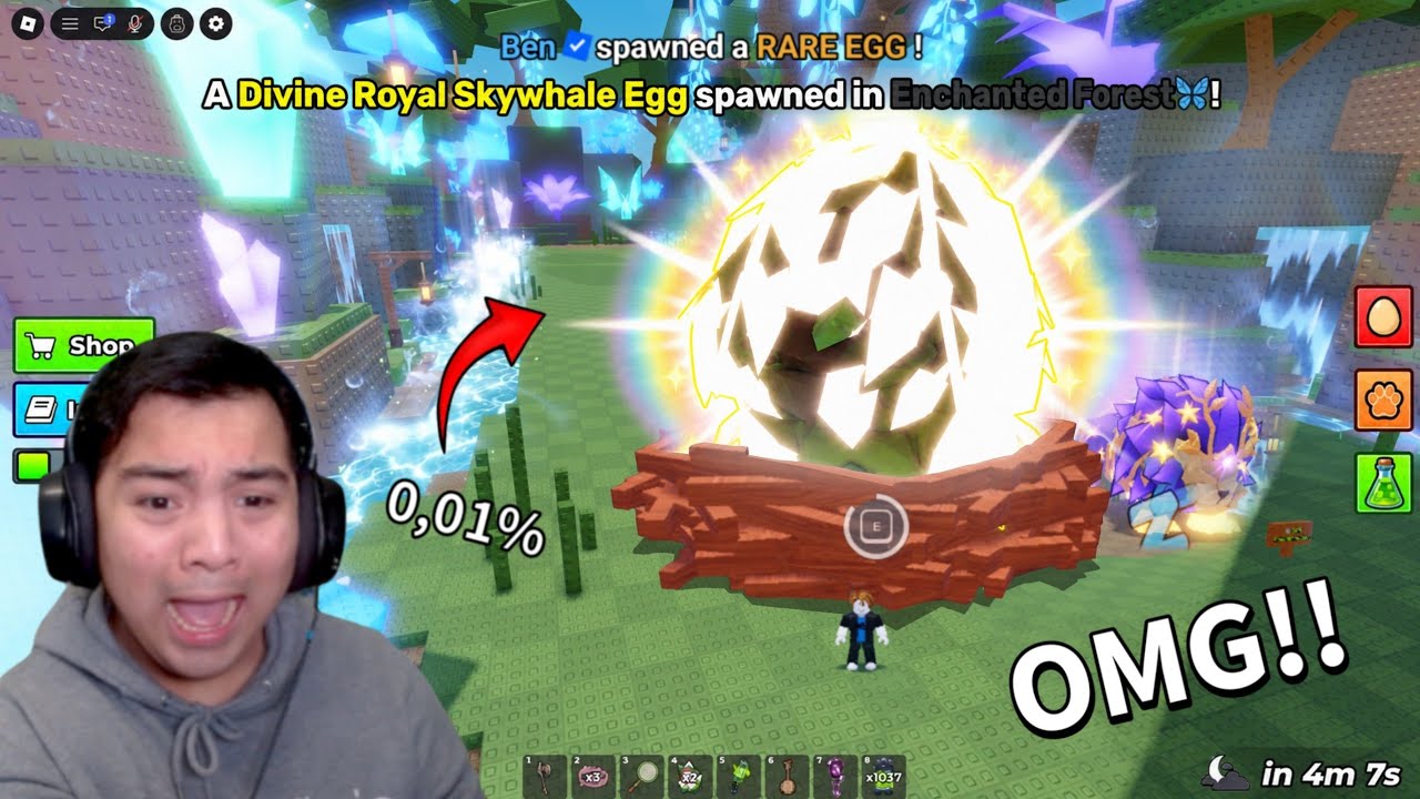 OMG! I Found the NEW 0.01% BIGGEST DIVINE ROYAL SKYWHALE EGG In Steal An Egg..! ☠️