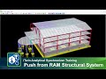 Pushing a RAM Structural System Model to iTwin Analytical Synchronizer (Local File Workflow)