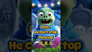 Zombie Who Can’t Stop Dancing! | Funny 3D Animation Short for Kids 😂💃 #3danimation #shorts