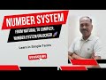 Number System: Learn with Clarity #neet #cbse #competitive