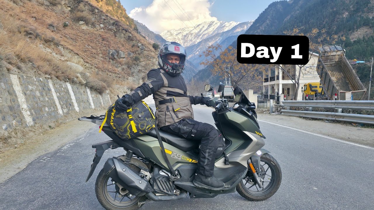 DAY 1 of Winter SPITI on Xoom 160 - KHATARNAK