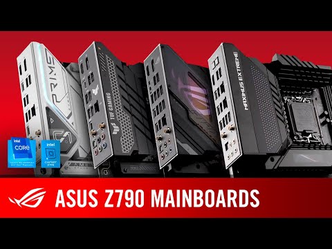 Die neuen ASUS Z790 Mainboards für Intels Core i9-13900K CPU und mehr