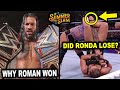 Why Roman Reigns Won at SummerSlam 2022 & Did Ronda Rousey Really Lose to Liv Morgan? - WWE News