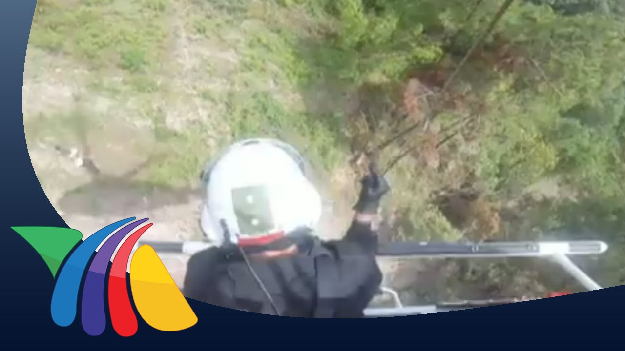Rescatan a 4 jóvenes tras caer a un barranco | Noticias del Estado de ...