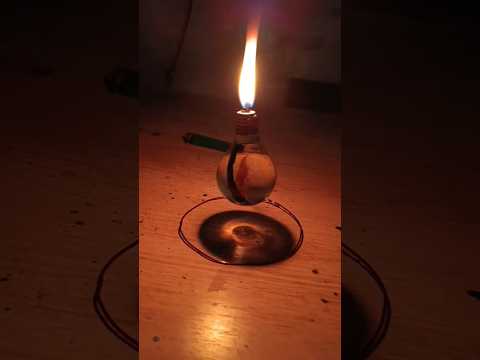 صناعة مصباح يعمل بي الزيت 