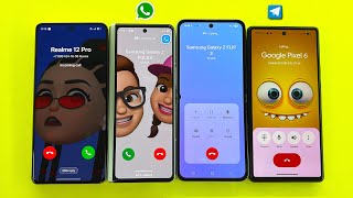 WhatsApp + Telegram + Incoming Outgoing Call Google Pixel 6, Samsung Z Fold 3, Z Flip 3, Realme 12P