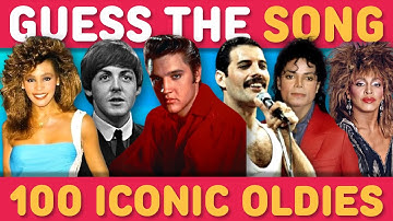 ULTIMATE OLDIES SONG QUIZ 📻 🎶 GUESS THE 100 MOST ICONIC OLDIE SONGS | Song Quiz