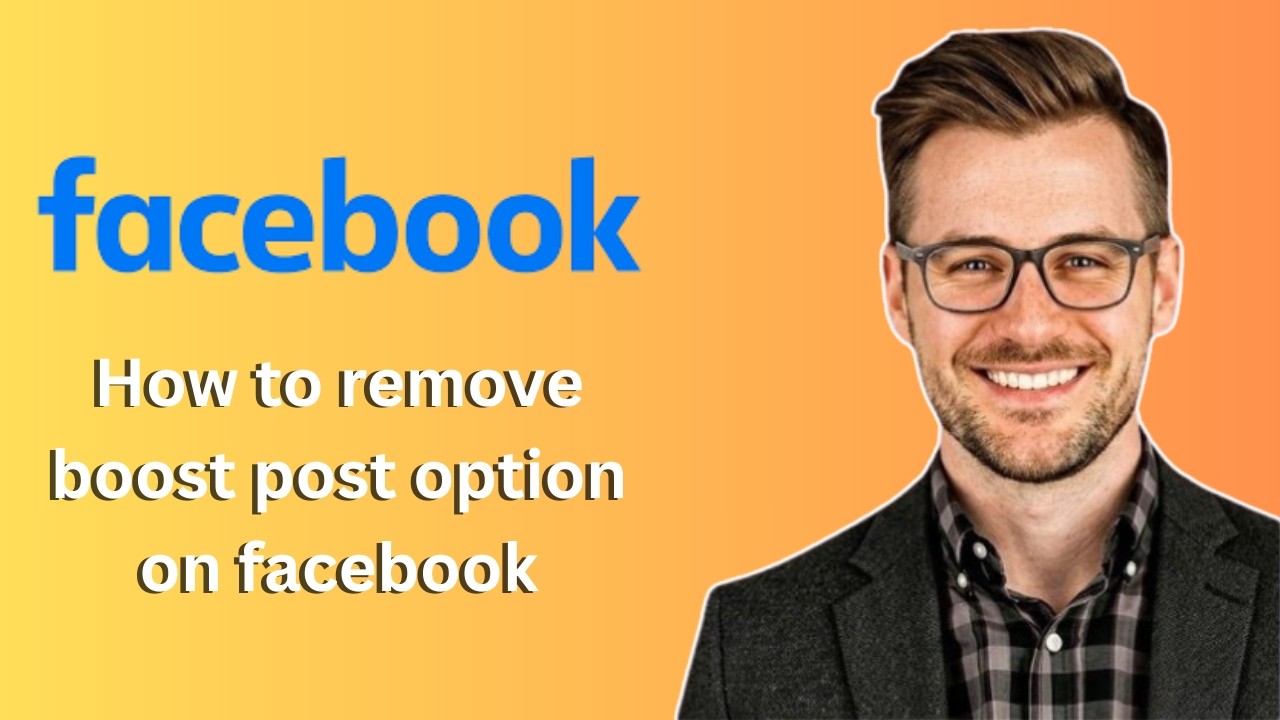How to remove boost post option on facebook (Latest Update) - YouTube