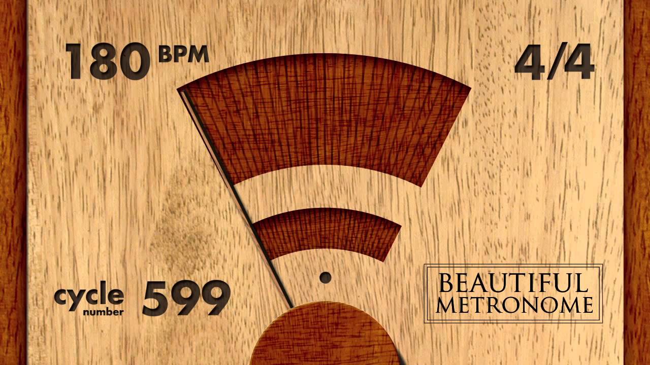 180 beats per minute metronome