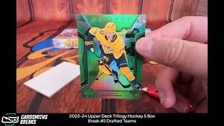202324 Upper Deck Trilogy Hockey 5 Box Break #5