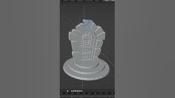 3D Modelling Timelapse of a old stylized door