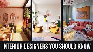 Top interior designers YOU SHOULD KNOW part 2.