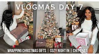 VLOGMAS Day 7: Wrapping CHRISTMAS Gifts | Favorite Christmas Memory + Traditions