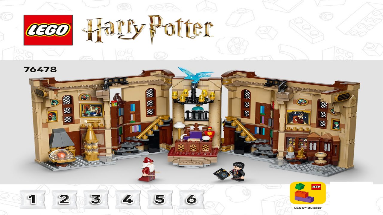 Harry Potter - Book Nook: Dumbledore's Office LEGO instructions