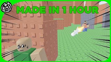 I MADE A PVP GAME IN 1 HOUR! | Roblox Obby Creator
