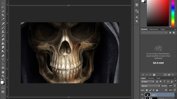 skull face photoshop tutorial