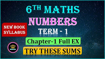 6th Maths Term 1 | Chapter-1 Numbers | All Try These Sums | TN 6th Maths Try These Sums in Tamil
