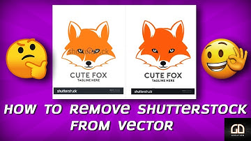 How to Remove shutterstockfrom Vector ( or any Photography or Image ) # GD Creation