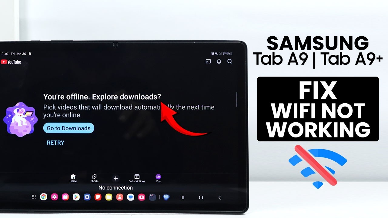 Samsung Tab A9 / A9 Plus: Fix WiFi Not Working Issue - Solve WiFi ...