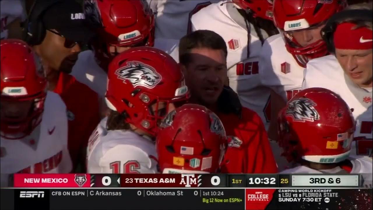 Texas A&M vs New Mexico 2023 full game YouTube