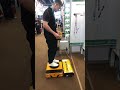 Electric moving skates #moving  #rigging #machinerymoving #dolly #factory #rollerskating #machine
