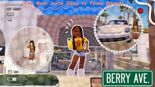 KELANI GOES TO THE NEW JUICE SHOP IN THE CITY THAT JUST OPENED 🌸😌✨ *VOICED* !!! BERRY AVENUE 🍓 screenshot 4