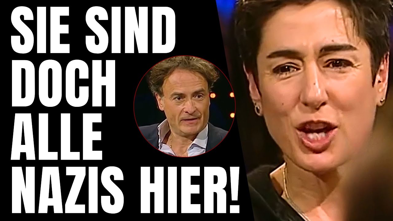 Als Hayali plötzlich die Nazikeule schwingt, muss Moderator Konsequenzen ziehen!