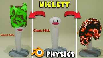 Blender Physics Fluid Simulation Test on Pokemon Subjects !