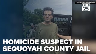 Stacy Drake, homicide suspect, in Sequoyah County Jail