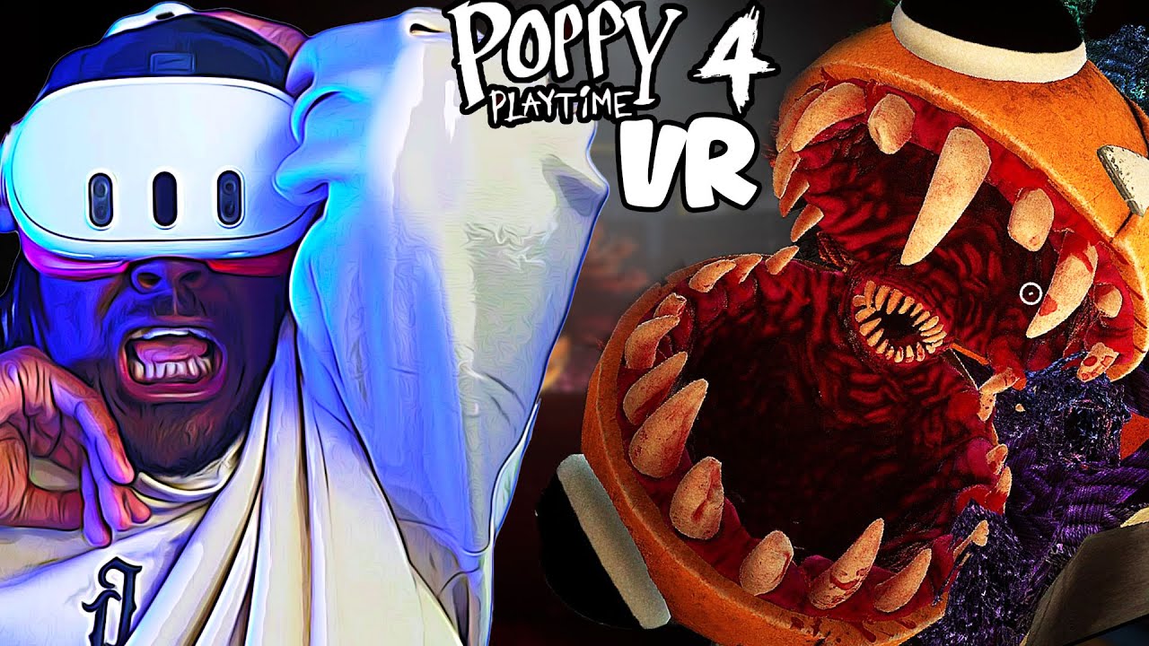 I PLAYED POPPY PLAYTIME CHAPTER 4 IN VR!!