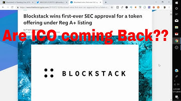 Blockstack wins first ever SEC approval for a token offering under Reg A+ listing