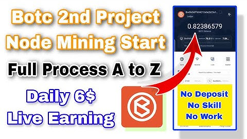 Botc Blockchain New Node Mining Start How to Start Node Mining Now 😊 Limited Members Required