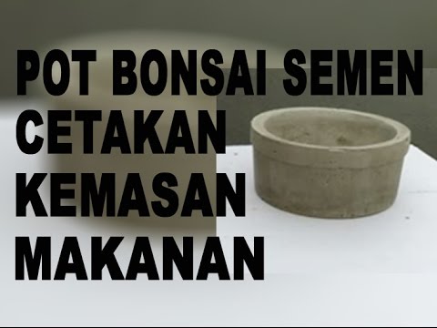  Pot  Bonsai Semen Cetakan  Kemasan Makanan Part 2 