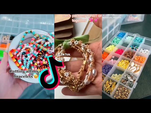 📿 Clay Bead Bracelet Making 💰 Small Business TikTok Compilation #74 