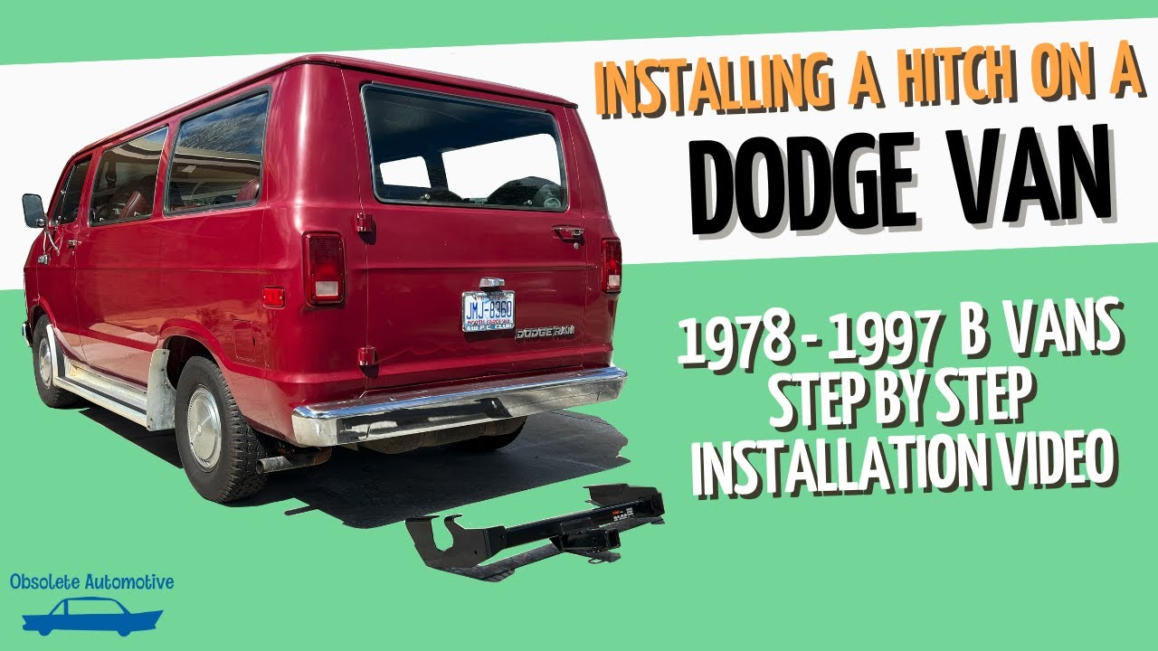 Установка фаркопа на фургон Dodge B 1978–1997 годов выпуска (Curt 13041) Устаревшие автомобильные...