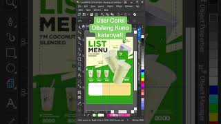 Desain daftar menu minuman desain price list usaha dan bisnis kafe #desainlogo