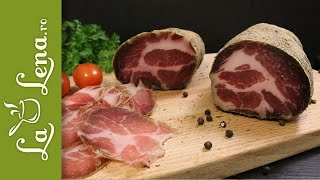 Ceafa crud uscata de casa, Coppa italiana  cea mai veche si naturala metoda de pastrare si gatire!